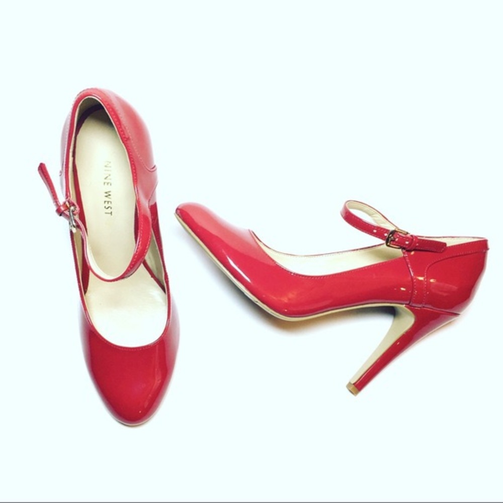 Nine West /Women's Red Sweetness Mary Jane Pump/8M